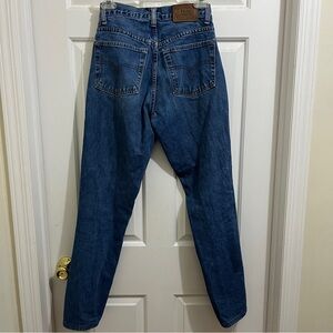 Women POLO RALPH LAUREN DENIM BLUE JEANS size 2 tapered fit style Made in USA